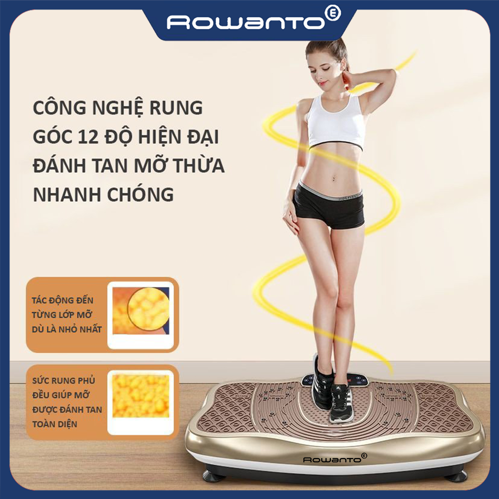 Máy Tập Thể Dục Rowanto Body slimmer K6 Chuẩn 120 mức rung