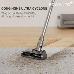 Hiệu xuất máy hút bụi không dây Rowanto V25 Ultra Cyclone Pro