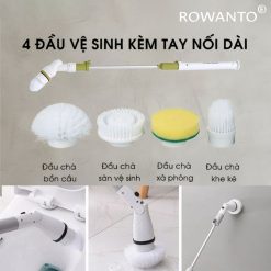 phụ kiện Máy chà nhà vệ sinh nối dài Rowanto Q05