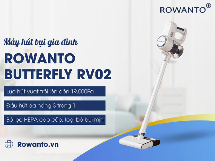 Máy hút bụi gia đình Rowanto Butterfly RV02